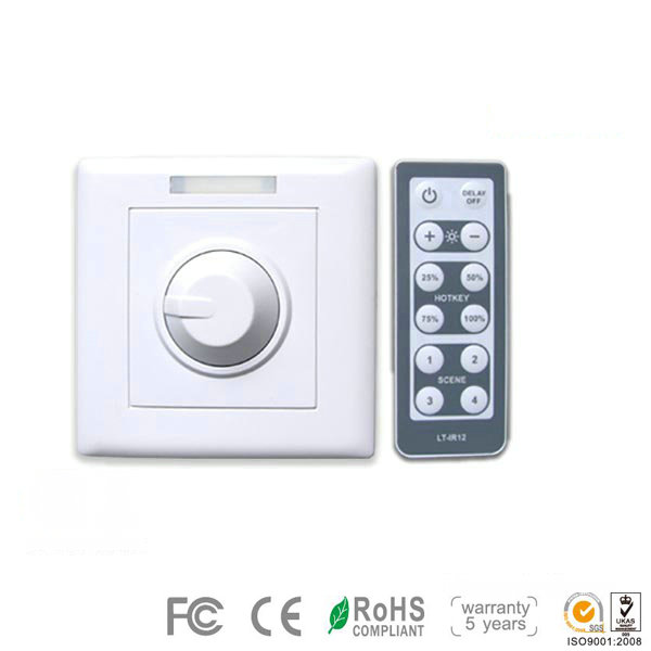 LT-3200-6A DC12~48V remote controller or manual dimming driver applied for adjusting the brightness of both low-power and hi-power